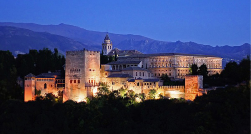 Imagen de la Alhambra en Granada, Andalucía