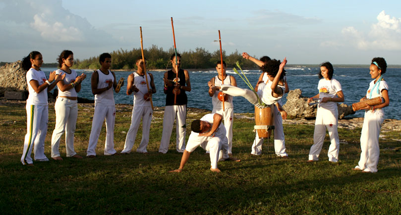 Imagen del Grupo Alemar Capoeira República Dominicana capturada por Maricha Martínez Sosa