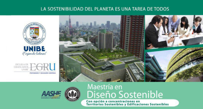 Imagen promocional de la maestría en diseño sostenible de Unibe