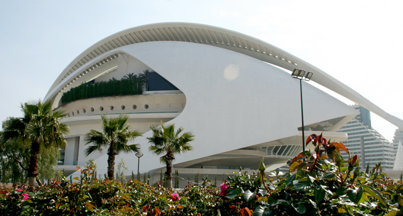 Foto de la Ciudad de Las Artes y Las Ciencias de Valencia España