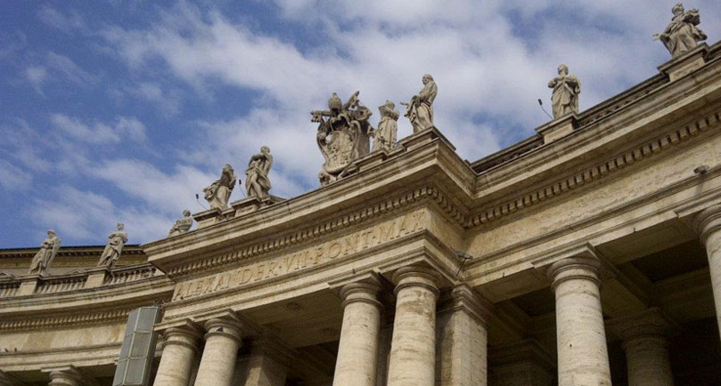 Foto de la Columnata de Bernini en la Plaza de San Pedro, Roma