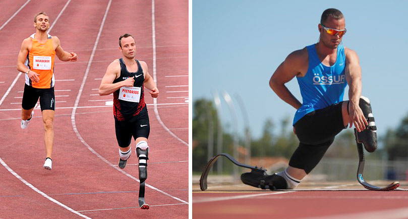 Fotos de Oscar Pistorius, campeón de atletismo paralímpico