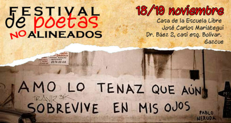 Imagen del Festival de Poetas No Alineados de Santo Domingo