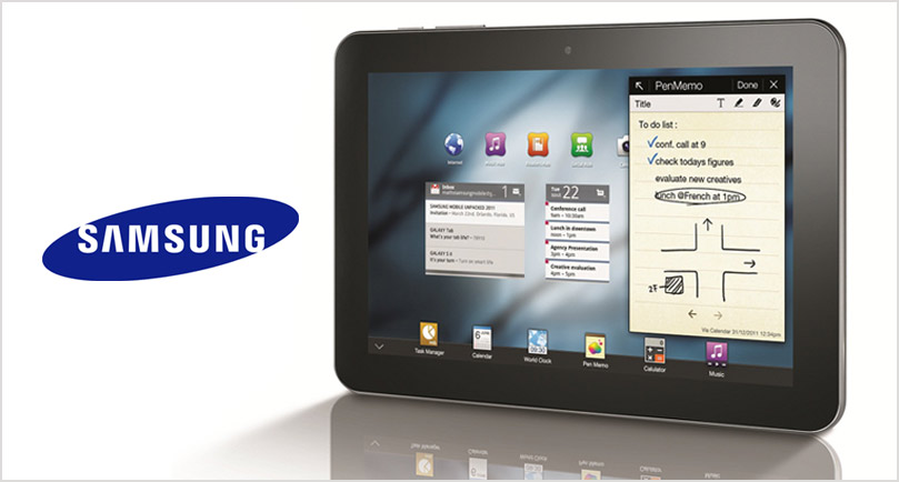 Imagen de la nueva samsung galaxy tab 8.9 traida a Republica Dominicana por Claro